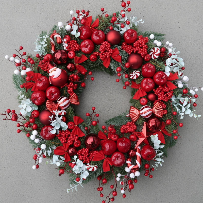 Red Winter Wreath