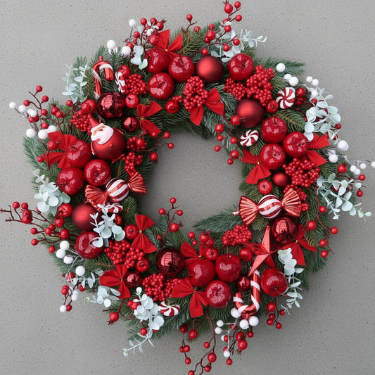 Red Winter Wreath