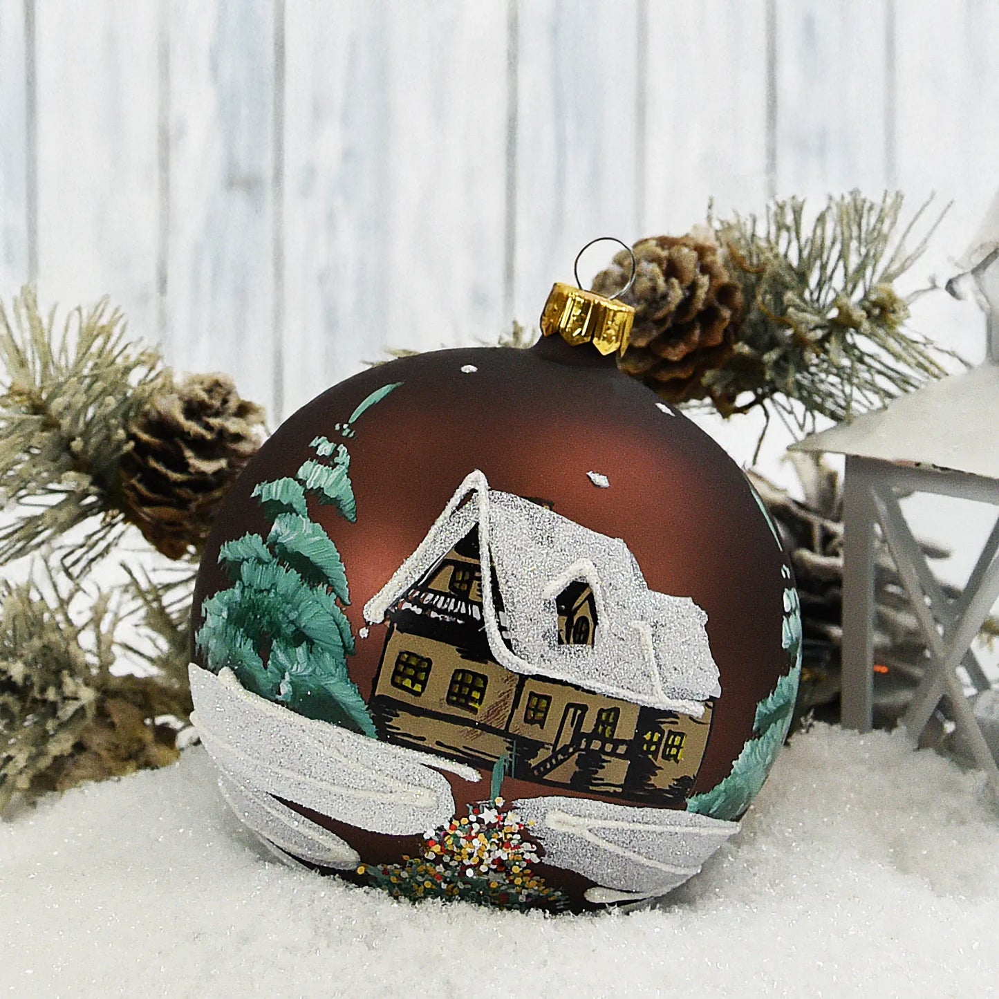 Christmas bauble - Gingerbread Home Dream [1 pcs. x 10 cm]